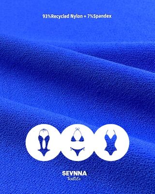 270gsm Double Knit Fabric Material Details 93% Recycled Nylon 7% Spandex for Sustainable and Comfortable Clothing