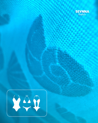 UPF 50 Sun Protection Swim Textured Fabrics Alternatives For Swimwear