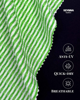 245gsm Swim Textured Fabrics Alternatives for Sun Protection and UPF 50