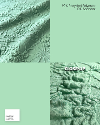 High Color Fastness and Shape Retention Swim Textured Fabrics Alternatives