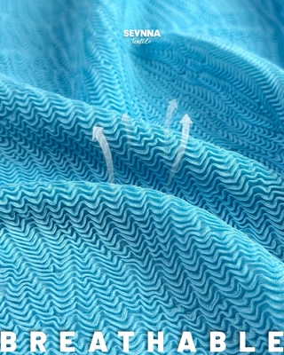 270gsm Recycled Polyester Double Knit Fabric with Spandex