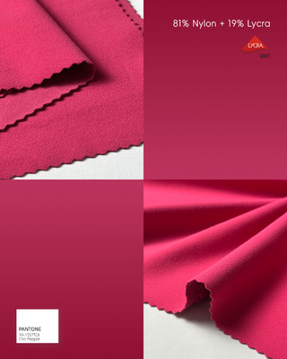 Lightweight Stretch Lycra Fabric 81 Nylon 19 Lycra 215gsm