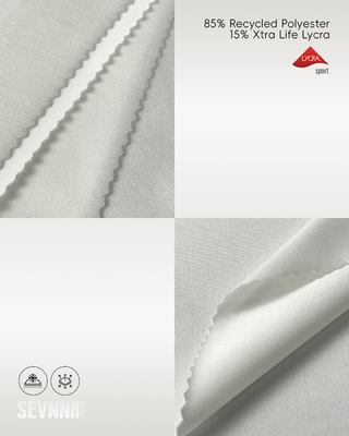 Lightweight Stretch Lycra Fabric 85% Recycled Polyester
