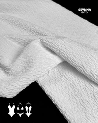 91%Recycled Polyester + 9%Spandex Double Knit Fabric RT-4618