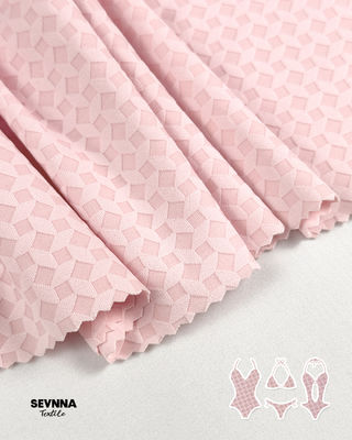 220gsm 81%Recycled Nylon + 19%Spandex Textured Swim Fabric for Swimwear