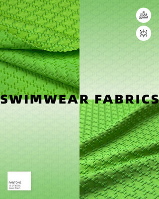 Textured Swim Fabric High-Performance Material for Comfortable and Stylish Swimwear