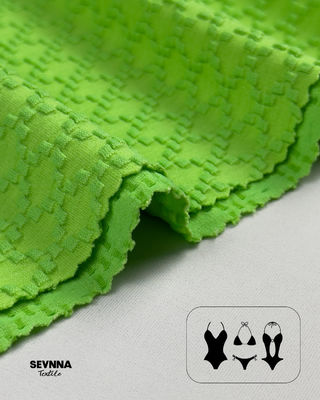 Textured Swim Fabric High-Performance Material for Comfortable and Stylish Swimwear