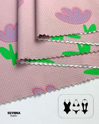 180gsm Weight Double Knit Fabric for Summer and Autumn Wear with Eco-Friendly 87% Recycled Nylon
