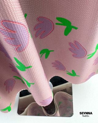 180gsm Weight Double Knit Fabric for Summer and Autumn Wear with Eco-Friendly 87% Recycled Nylon