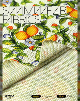 215gsm Eco Friendly Swimwear Fabric RN-2438