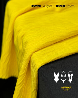 85%Recycle Polyester + 15%Spandex Textured Swim Fabric RT-4574