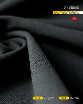150cm Width Stretch Lycra Fabrics with 68% Nilit Softex Nylon + 32% Lycra and 215gsm Weight for Superior Comfort