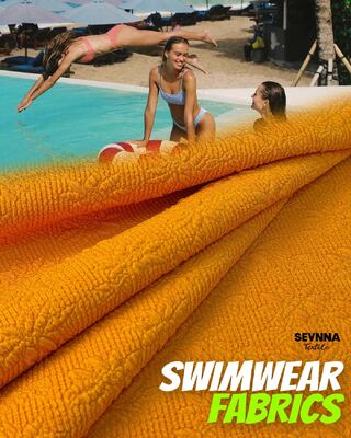 300gsm Textured Swim Fabric for Swimwear