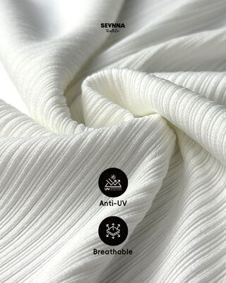 Recycled Polyester Double Knit Fabric with Jacquard Style and 160cm Width for Eco-Conscious Clothing