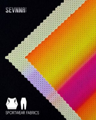 180Gsm Running Fabrics with Anti-odor Technology and Breathable Mesh for High-Performance Activewear