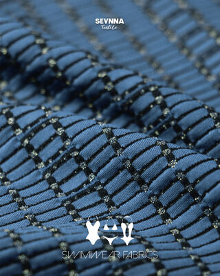 290gsm Recycled Swimwear Fabric Eco Friendly Durable Swim Material for Summer Swimwear