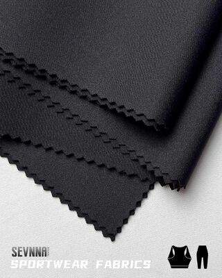 75% Nylon + 25% Spandex Activewear Knit Fabric with High Breathability and Quick-Drying for Sportswear Textile Fabric