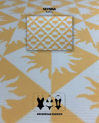 260gsm High Chlorine Resistance UPF 50+ Textured Swim Fabric for Durable Swimwear