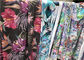 Digital Printing Weft Knitting Recycled Polyester Fabric For Stripe Energy Bra