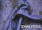 Semi Dull Textured Recycled Nylon Fabric Activewear Textiles With Jacquard Stripes