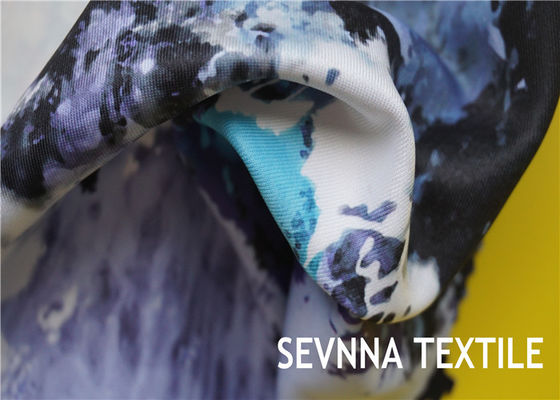 190-200GSM 85% Recycled Polyester + 15% Spandex Wet Print Fabric YCTP-064