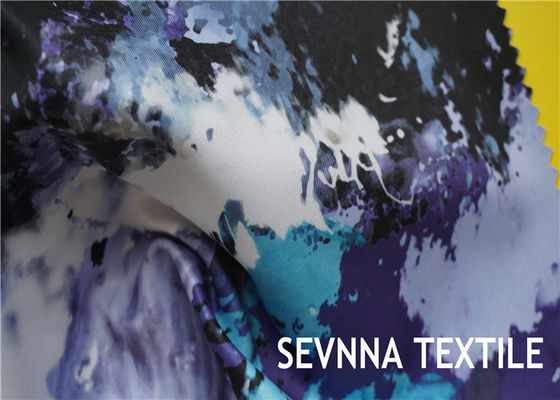 190-200GSM 85% Recycled Polyester + 15% Spandex Wet Print Fabric YCTP-064