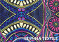 Circular Knitting Stretch Leggings Fabric Acid Printing Nylon Fabric Geo Wave Design