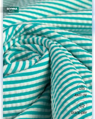 54%Recycled Polyester + 38%Nylon + 8%Spandex Recycled Swimwear Fabric for Beach, Pool
