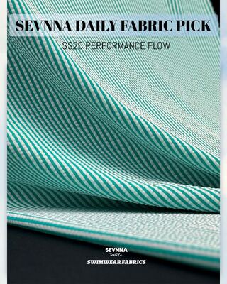 54%Recycled Polyester + 38%Nylon + 8%Spandex Recycled Swimwear Fabric for Beach, Pool