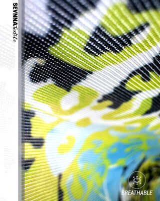 Breathable Recycled Swimwear Fabric made from recycled fibers providing UV protection and resistance to fading for swimwear