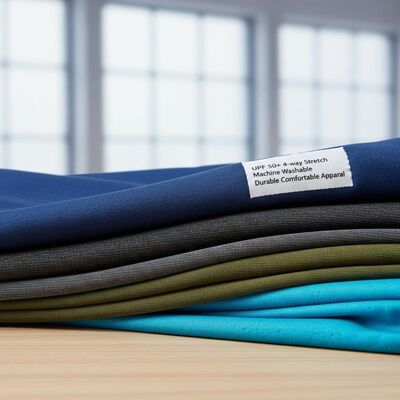 220GSM 4-Way Stretch UPF 50 Running Fabric RT-4373