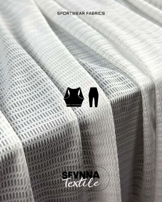 80Gsm 89%Recycled Polyester + 11%Spandex Running Fabric SP7707