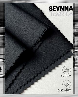 High Elasticity Stretch Lycra Fabric with Moisture Wicking and UV Protection for Activewear