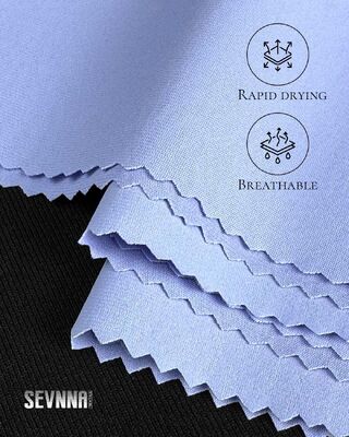 Breathable Moisture Wicking Activewear Knit Fabric Machine Washable for Athletic Clothing