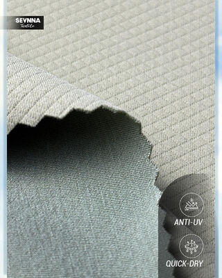 260gsm Recycled Polyester Jacquard Style Double Knit Fabric for Comfortable and Durable Textile Products
