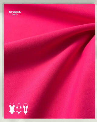 152cm Width Polyester Spandex Fabric with High Elasticity and Customized Color for Activewear and Swimwear