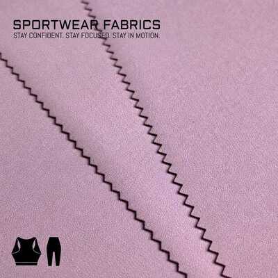 230GSM UPF 50+ Moisture-Wicking NILIT Nylon 6.6 Lycra Fabric for Activewear SP7467