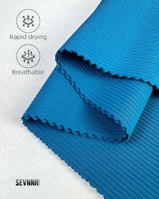 Technique Fog Foil Metallic Print Hologram Recycled Lycra Fabric Negotiable Stretch Fabric Perfect for Sportswear and Fashion Garments