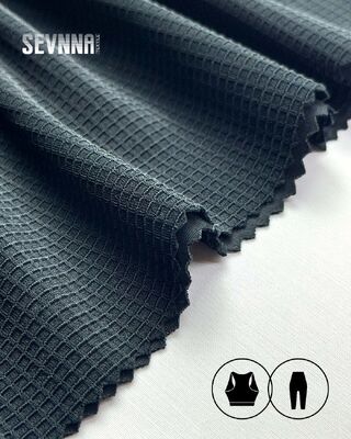 UPF 50+ Quick Drying Running Fabrics with Reflective Details for Sportswear and Safety Apparel