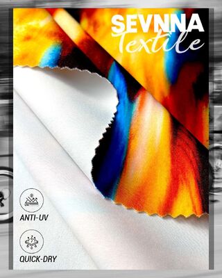 260gsm Color Fastness 2-5 Grade Polyester Spandex Fabric with Customized Length for Activewear and Swimwear