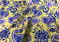 Spandex Elastane Sport Bra Fabric Paisley Printed Super Smoothly Hand Feel Warp Knit Colors