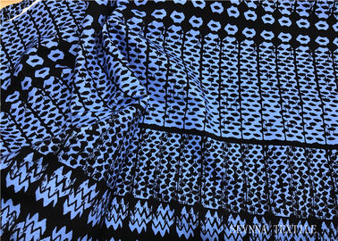 Lycra Material Performance Knit Fabric , Digital Printing Sport Knit Fabric