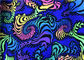 Two Way Stretch swimsuit knit fabric Bright Neon Fluo Colors Printed Digital