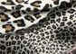 Custom Printed Double Knit Fabric Panther Print With Wet Screen Printing