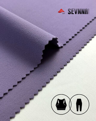 Embossed Print Recycled Lycra Fabric Breathable Material Designed for Eco Conscious Activewear Yoga and Fitness Garments