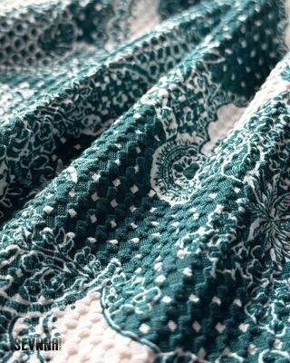 Two Way Elastic Eco Friendly Swimwear Fabric with 92% Recycled Nylon + 8% Spandex and Chlorine Resistant for Sustainable Swimwear