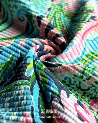 95% Recycled Polyester + 5% Spandex Knit Circular Machine Washable Recycled Polyester Fabric for Eco-Friendly Garments