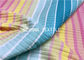Jacquard Textured Stripes Recycled Swimwear Fabric Ink Jet Digital Print Customized