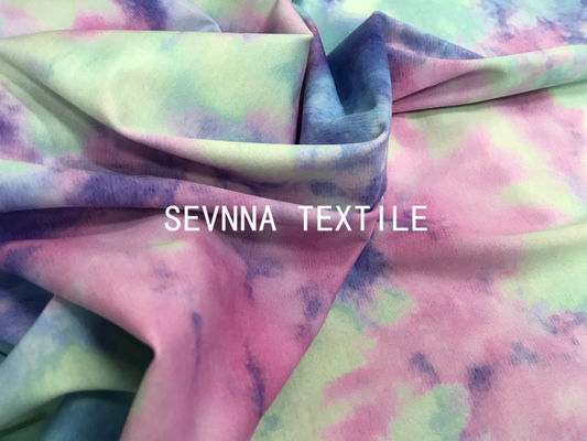 230GSM 82% Repreve Polyester + 18% Spandex Yoga Wear Fabric