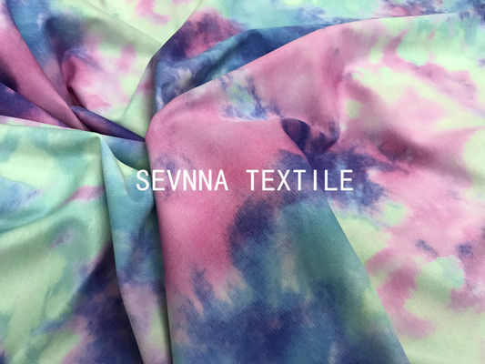 230GSM 82% Repreve Polyester + 18% Spandex Yoga Wear Fabric